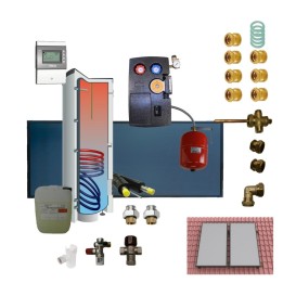 Kit chauffe-eau solaire 120 litres circulation forcée auto-installation