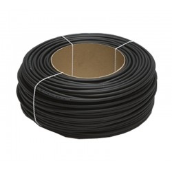 Câble solaire noir 4 mm² / 6 mm² au mètre
