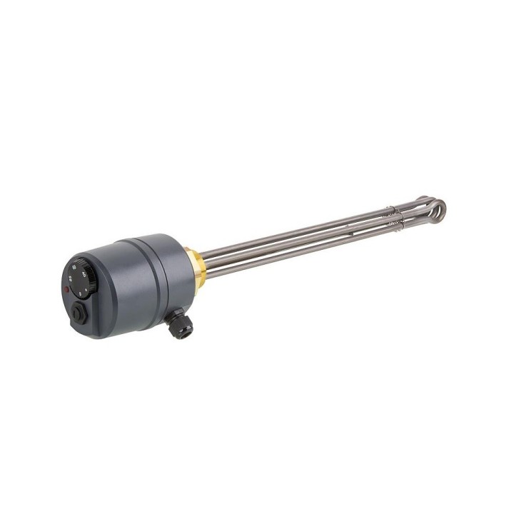 Thermoplongeur monobloc triphasé filetage 1\"1/2M - 3 à 6 kW