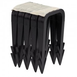 Agrafes pour fixation rail pour plancher chauffant