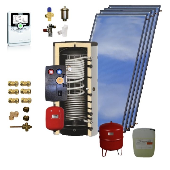 Système solaire combiné (SSC) 800 litres basic
