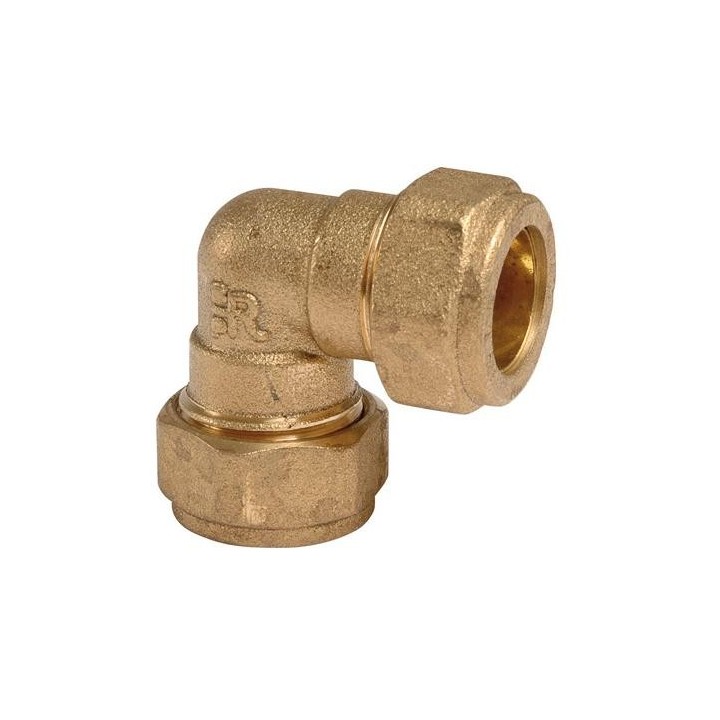 Raccord coudé 90° biconique pour cuivre D15 à D22