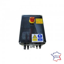 Coffret DC avec fusible, parafoudre et sectionneur