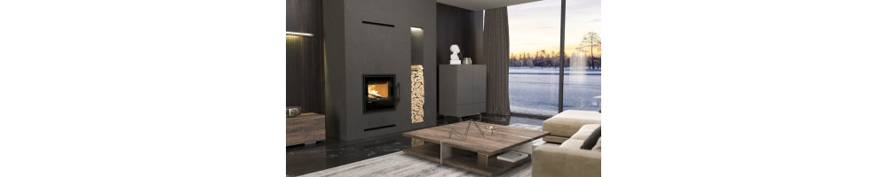 Poêles & insert à bois, puissance 7 à 17 kW, compatibles BBC