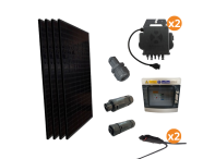 Kits solaires photovoltaïque en autoconsommation de 300 à 3000 Wc