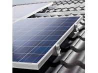 Fixations panneaux photovoltaïques toiture tuile, ardoise bac acier