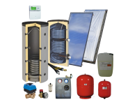 Kit chauffage solaire ballon tampon et ballon ecs