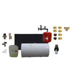 Kit chauffe-eau solaire thermosiphon ballon horizontal 150 litres